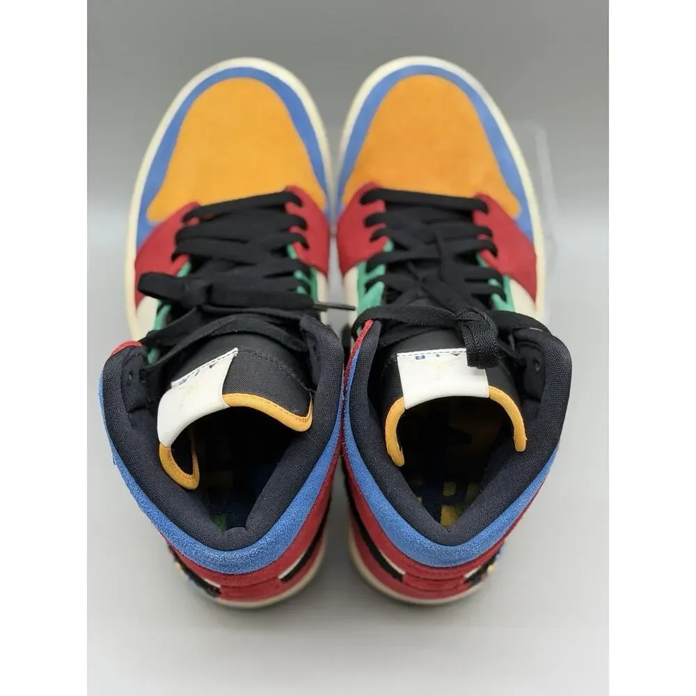 Jordan 1 Mid SE Fearless Blue The Great Men’s 8 CU2805-100 Multicolor /pre-owned
